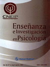 ENSEANZA E INVESTIGACION EN PSICOLOGIA VOL 20 NO 2 MAY-AGO 2015