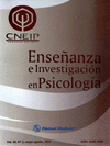 ENSE�ANZA E INVESTIGACION EN PSICOLOGIA VOL 20 NO 2 MAY-AGO 2015