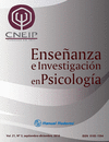 ENSEANZA E INVESTIGACION EN PSICOLOGIA VOL 21 NO 3 SEP-DIC 2016