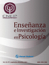 ENSE�ANZA E INVESTIGACION EN PSICOLOGIA VOL 22 NO 3 SEP-DIC 2017
