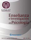 ENSENANZA E INVESTIGACION EN PSICOLOGIA VOL 23 NO 2