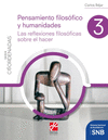 PENSAMIENTO FILOSOFICO Y HUMANIDADES 3. LAS REFLEXIONES FILOSOFICAS SOBRE EL HACER.