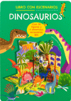 LIBRO CON ESCENARIOS DINOSAURIOS
