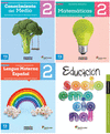 PACK LENGUA MATE ESPA�OL, MATEMATICAS, CONO MED SOCIOEMOCIONAL 2 ESPA CREA E19