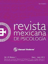 REVISTA MEXICANA DE PSICOLOGIA VOL 29 NUM 1 ENE-JUN 2012