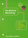 VOCABULARY OF WORKSHOP GRADE 7 FIRST COURSE ( ELEMENTS OF LANGUAGE )
