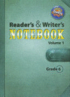 READERS & WRITERS NOTEBOOK VOL 1 READING STREET GRADE 6
