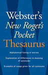 WEBSTERS NEW ROGETS POCKET THESAURUS