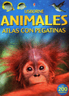 ATLAS CON PEGATINAS ANIMALES