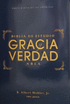 BIBLIA DE ESTUDIO GRACIA Y VERDAD FABRICADA NEGRO INTERIOR DOS COLORES