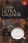 SANTA BIBLIA LETRA GRANDE PIEL NEGRA