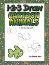 123 DRAW CARTOON ANIMALS