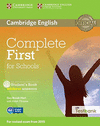 COMPLETE FIRST FOR SCHOOLS STUDENTS BOOK WITHOUT ANSWERS WITH CD-ROM AND TESTBANK