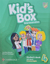 KIDS BOX NEW GENERATION LEVEL 4 STUDENTS BOOK WITH EBOOK AMERICAN ENGLISH