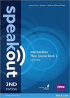 SPEAKOUT 2ND ED (SPLIT A) INTERMEDIATE FLEXI COURSE BOOK 1