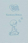 BIBLIA CATOLICA PRECIOUS MOMENTS, LEATHERSOFT, AZUL CELESTE