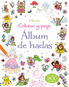 ALBUM DE HADAS COLOREO Y PEGO