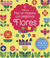 HAZ UN MOSAICO CON PEGATINAS FLORES