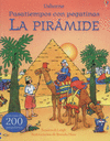 PASATIEMPOS CON PEGATINAS LA PIRAMIDE
