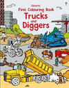 FIRST COLOURING BOOK TRUCKS AND DIGGERS