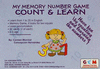 MY MEMORY NUMBER GAME COUNT AND LEARN