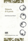 MEMORIA DE LA POESIA