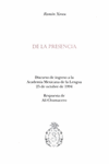 DE LA PRESENCIA DISCURSO DE INGRESO A LA ACADEMIA MEXICANA DE LA LENGUA 25 DE OCTUBRE DE 1994