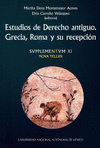ESTUDIOS DE DERECHO ANTIGUO GRECIA ROMA Y SU RECEPCION
