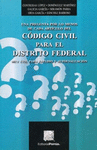UNA PREGUNTA POR LO MENOS DE CADA ARTICULO DEL CODIGO CIVIL PARA EL DISTRITO FEDERAL MUY UTIL PARA E