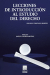 LECCIONES DE INTRODUCCION AL ESTUDIO DEL DERECHO