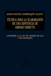 TECNICA PARA LA ELABORACION DE UNA SENTENCIA DE AMPARO DIRECTO