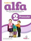 PREESCOLAR CUADERNOS ALFA 2