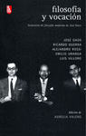 FILOSOFIA Y VOCACION SEMINARIO DE FILOSOFIA MODERNA DE JOSE GAOS