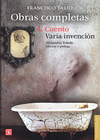 OBRAS COMPLETAS TOMO I CUENTO/VARIA INVENCION