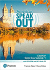 AMERICAN SPEAKOUT STARTER SPLIT 1 COURSEBOOK WITH DVD-ROM AND MP3 AUDIO CD