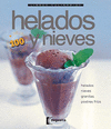 LIBROS CULINARIOS HELADOS Y NIEVES