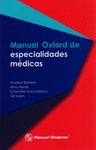 MANUAL OXFORD DE ESPECIALIDADES MEDICAS