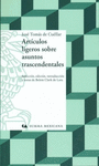 ARTICULOS LIGEROS SOBRE ASUNTOS TRASCENDENTALES