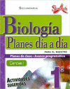 BIOLOGIA. CIENCIAS I.  SEC. PLANES DIA A DIA - PLANES DE CLASE - AVANCE PROGRAMATICO