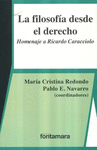 FILOSOFIA DESDE EL DERECHO HOMENAJE A RICARDO CARACCIOLO LA