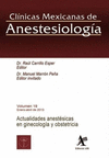 ACTUALIDADES ANESTESICAS EN GINECOLOGIA Y OBSTETRICIA VOL 19