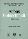 EL PENSAMIENTO POLITICO Y ECONOMICO DE ALFONS GOLDSCHMIDT (1879-1940)