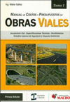 MANUAL DE COSTOS Y PRESUPUESTOS DE OBRAS VIALES TOMO 1