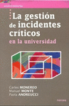 LA GESTION DE INCIDENTES CRITICOS EN LA UNIVERSIDAD