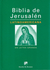 BIBLIA DE JERUSALEN LATINOAMERICANA LETRA GRANDE CON U�ERO
