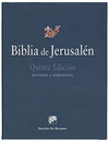 BIBLIA DE JERUSALEN QUINTA ED TAPA DURA CON UERO