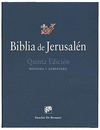 BIBLIA DE JERUSALEN QUINTA ED TAPA DURA CON U�ERO