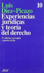 EXPERIENCIAS JURIDICAS Y TEORIA DEL DERECHO