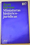 MINIATURAS HISTORICO-JURIDICAS