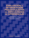 EVALUACION E INTERVENCION PSICOEDUCATIVA EN DIFICULTADES DE APRENDIZAJE